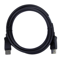 HP DisplayPort Cable, 2m Fekete
