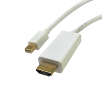 Videk 2414-3 Videokabel-Adapter 3 m Mini DisplayPort HDMI Typ A (Standard) Weiß