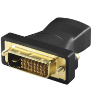 Alcasa HDMI - DVI F/M Zwart