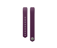 Fitbit FB-158ABPMS Intelligentes tragbares Accessoire Band Violett Elastomer, Edelstahl
