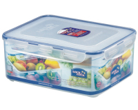 Lock & Lock HPL836 Lebensmittelaufbewahrungsbehälter Box Rechteckig 5,5 l Blau, Transparent 1 Stück(e)