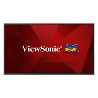 Viewsonic CDE6520 Digital signage flat panel 165.1 cm (65") LCD Wi-Fi 450 cd/m² 4K Ultra HD Black Built-in processor Android 8.0 24/7
