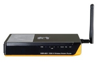 LevelOne WBR-6601A wireless router Black, Yellow
