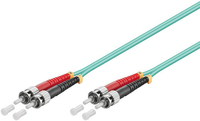 Microconnect FIB112015 InfiniBand/fibre optic cable 15 m ST OM3 Aqua-kleur