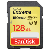 SanDisk Exrteme 128 GB UHS-I Class 10 SDXC Memory Card