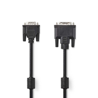 Nedis CCGP32100BK20 câble DVI Noir
