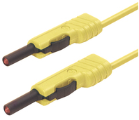 Hirschmann 973645103 cable de transmisión Amarillo 0,5 m