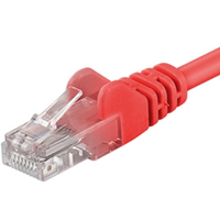 PremiumCord SPUTP015R Netzwerkkabel Rot 1,5 m Cat5e U/UTP (UTP)