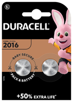 Duracell 2016 Batería de un solo uso CR2016 Litio