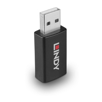 Lindy 71263 zmieniacz płci / kabli USB Type A Czarny