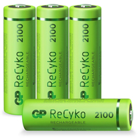 GP Batteries ReCyko+ 2100mAh 4Stk. Újratölthető elem AA Nikkel-fémhidrid (NIMH)