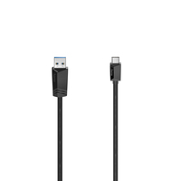 Hama 00200650 USB Kabel 0,25 m USB 3.2 Gen 1 (3.1 Gen 1) USB C USB A Schwarz
