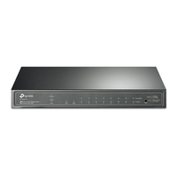 TP-Link TL-SG2210P Managed L2/L2+ Gigabit Ethernet (10/100/1000) Power over Ethernet (PoE) Black