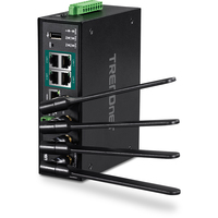 Trendnet TI-WP100 router bezprzewodowy Gigabit Ethernet Dual-band (2.4 GHz/5 GHz) 5G Czarny