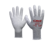 Cimco 141220 beschermende handschoen Werkplaatshandschoenen Grijs 2 stuk(s)