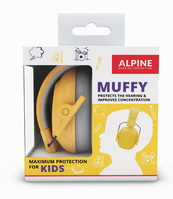Alpine Muffy Kids Wiederverwendbarer Ohrstöpsel Gelb