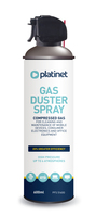 Platinet Gas/Air Duster, 600ml Can, Trigger Nozzle, Gently Remove Dust and Debris from sensitive electronics such as keyboards/laptops, contains no CFC, FCKW or CKW