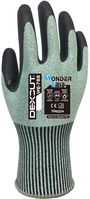 Wonder Grip WG-788 Dexcut Műhelykesztyű Fekete, Zöld Rost, Nitril hab, Poliészter, Spandex 12 dB