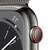 Apple Watch Series 8 OLED 45 mm Digitális 396 x 484 pixelek Érintőképernyő 4G Grafit Wi-Fi GPS (műhold)