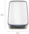 NETGEAR Orbi 860 AX6000 WiFi Satellite Tribanda (2,4 GHz/5 GHz/5 GHz) Wi-Fi 6 (802.11ax) Blanco 4 Interno