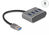 DeLOCK 63190 Schnittstellen-Hub USB 3.2 Gen 1 (3.1 Gen 1) Type-A 5000 Mbit/s Schwarz