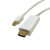 Videk 2414-2 adaptador de cable de vídeo 2 m Mini DisplayPort HDMI Blanco