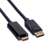 ROLINE 11.04.5787 video átalakító kábel 3 M DisplayPort Fekete