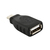 Qoltec 50396 tussenstuk voor kabels USB C USB A Zwart
