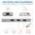 Tripp Lite U442-DOCK12-S USB-C Dock, Dreifach-Display – HDMI, VGA, USB 3.x (5 Gbps), USB-A-Nabe, 100 W PD-Aufladung
