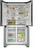 Bosch Serie 4 KFN96VPEA kétajtós mélyhűtős hűtőszekrény Szabadonálló 605 L E Rozsdamentes acél