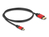 DeLOCK 80092 video kabel adapter 1 m USB Type-C DisplayPort Zwart, Rood