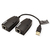 Value 12.99.1123 Kabeladapter USB-A, RJ-45 Schwarz