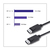Qoltec 50370 kabel DisplayPort 0,5 m Czarny