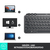 Logitech MX Keys Mini Tastatur RF Wireless + Bluetooth QWERTY UK Englisch Graphit