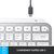 Logitech MX Keys Mini For Mac Minimalist Wireless Illuminated Keyboard clavier Bluetooth AZERTY Français Gris