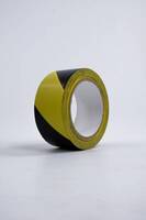 PVC-Warnklebeband, schwarz/gelb, Breite: 50 mm Rolle à 33 m Markieren gemäß ASR A1.3 und DGUV Vorschrift 9§ 13