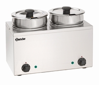 Bartscher Bain Marie Hotpot, 2x Topf, 3,5 L |Temperaturbereich bis: 95 °C |