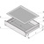 SCHROFF 19"-Kompletteinschub aus Aluminium, Deck- und Bodenblech perforiert - MULTIPAC PRO 1HE 220T DBLPER