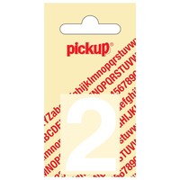 Pickup Plakcijfer Helvetica 40 mm Wit 2