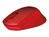 Logitech M330 Silent Maus - SILENT PLUS - kabellos - rot