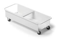 Durable DURABIN Trolley for 2x40 Litre Square Bins - White