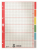 Leitz tabblad A4 6 tabs gekleurd karton