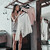 Relaxdays Kleiderbügel Holz, 10er Set, Kerben, Hosensteg, Garderobenbügel, 360° drehbarer Haken, 44,5 cm breit, schwarz