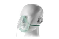 Sauerstoffmaske "ECO" mit Schlauch für Erwachsene, (PVC-freie Maske) 2,1m