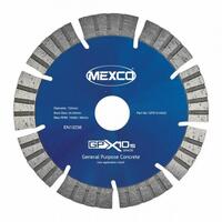Mexco 115Mm Concrete X15 Grade (15Mm Segment Height) Diamond Blade