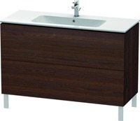 DURAVIT LC662806969 Waschtischunterbau L-CUBE 1220 x 481 x 704 mm nussbaum gebü