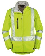 4PROTECT® Warnschutz-Softshelljacke TYLER leuchtgelb 100% Polyester 3477 Gr.S