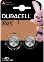 Duracell CR2025 lithiumbatterij met 2 blazen