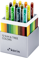 KARIN Real Brush Pen Pro 0.4mm 31C3 Sun and tree Colours 12 Stück