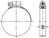 Artikeldetailsicht IDEAL IDEAL Schlauchschelle,W1,Stahl (ST), verzinkt,120-140mm,12mm